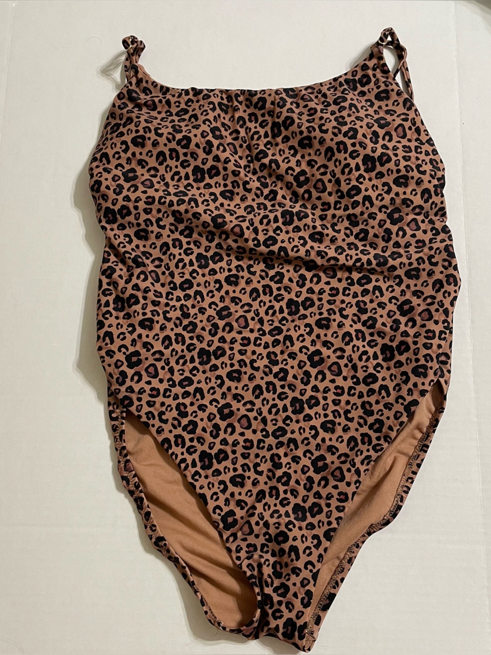 Shade and Shore Leopard One Piece Swimsuit size XL